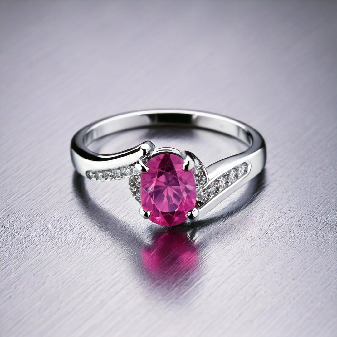 Alluring Ruby Promise Ring