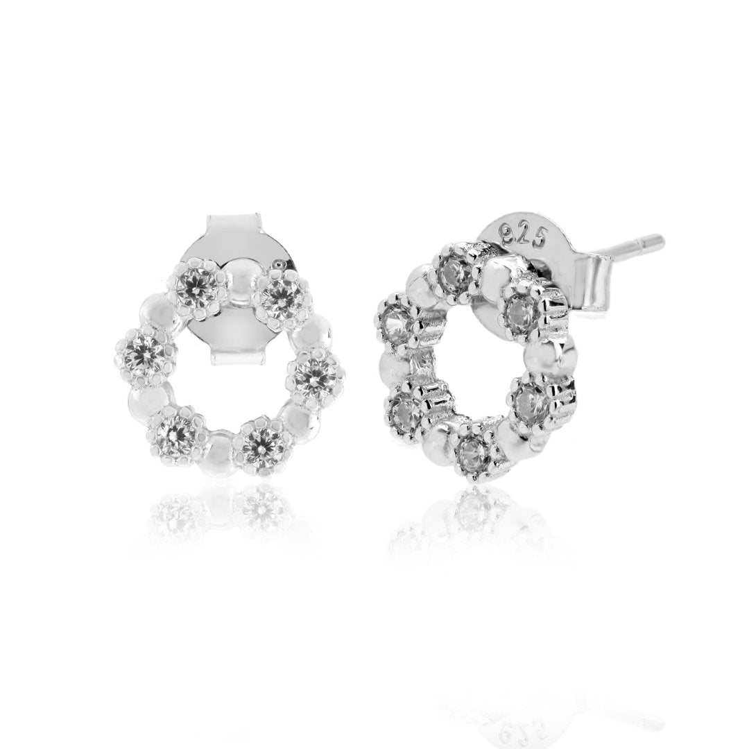 Circle of Life Cubic Zircon Earring