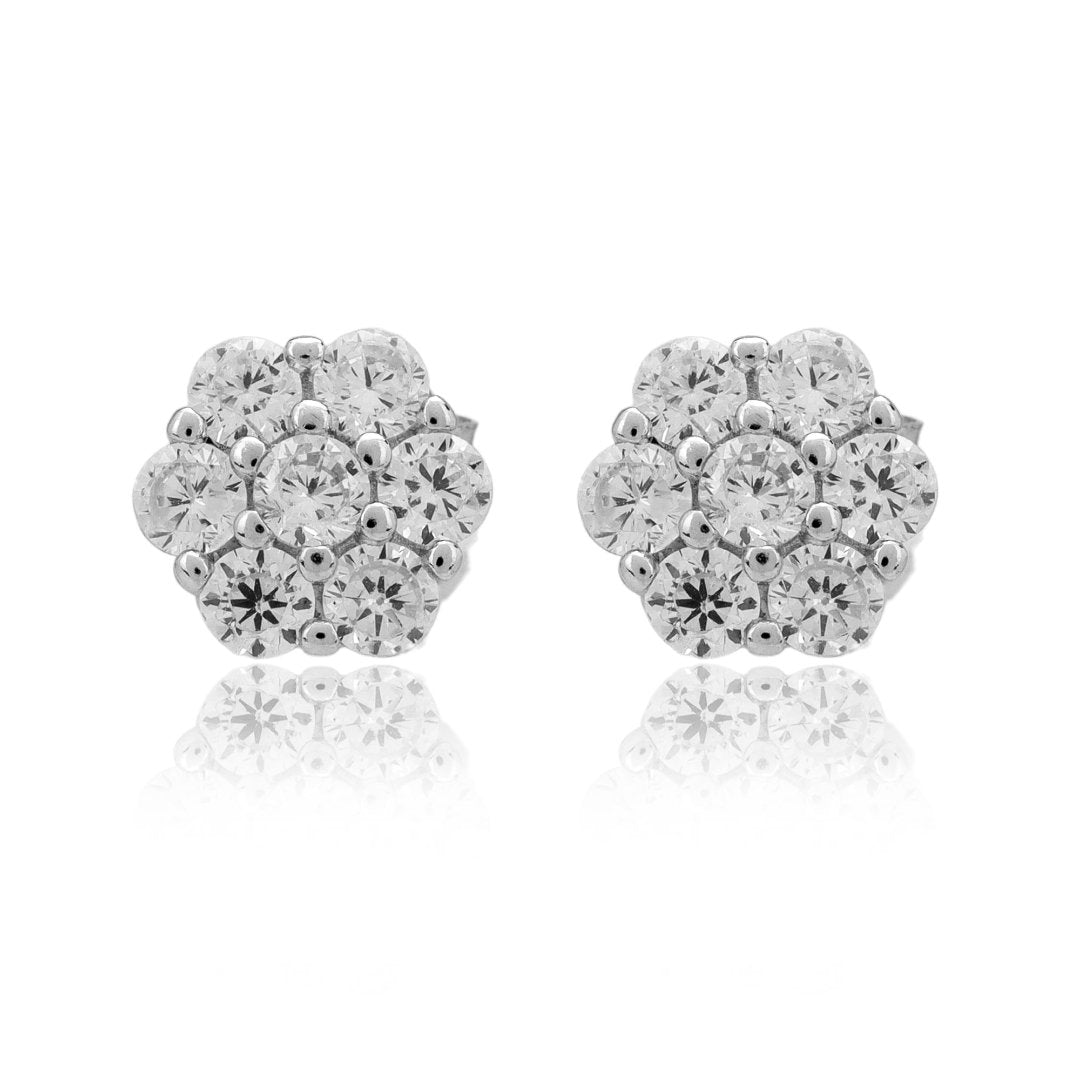 Flower Cubic Zircon Earring