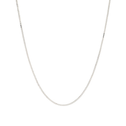 925 Sterling Silver Box Chain necklace 20"