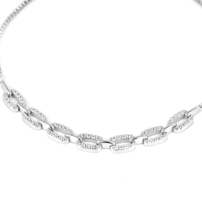 Designer Cubic Zircon Linking Bracelet