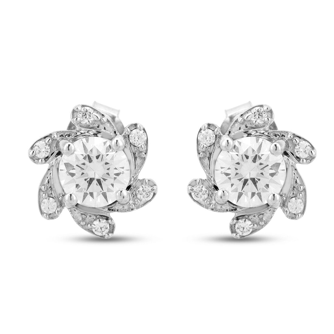 Platinum-Plated Classic Earrings