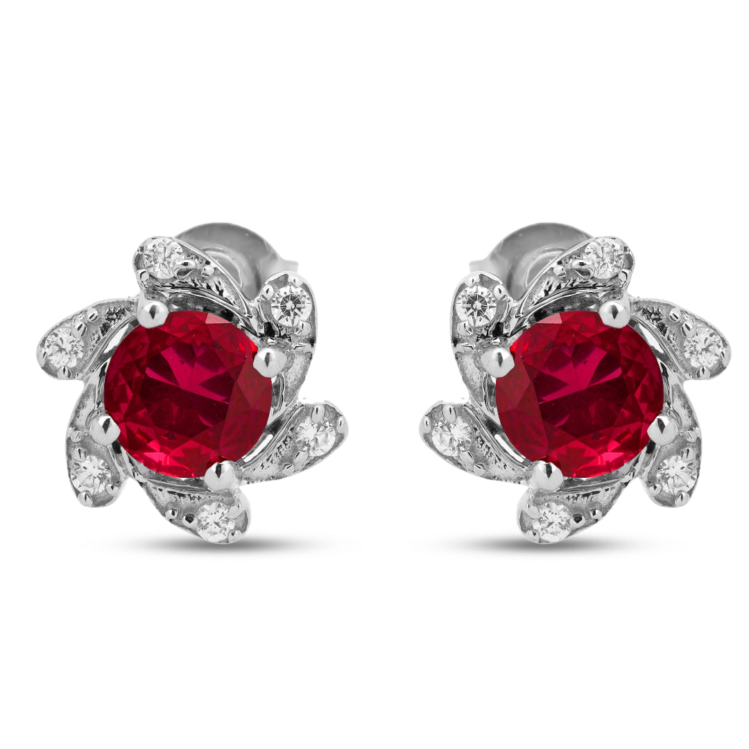 Platinum-Plated Classic Earrings