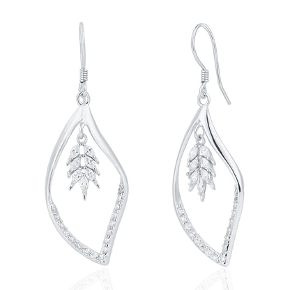 Silver princess Zircon Earring