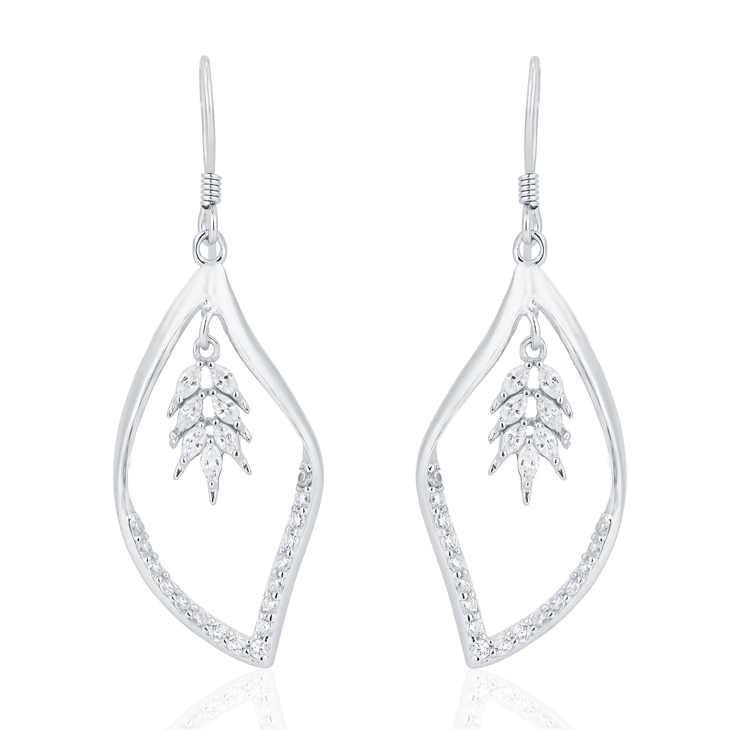 Silver princess Zircon Earring