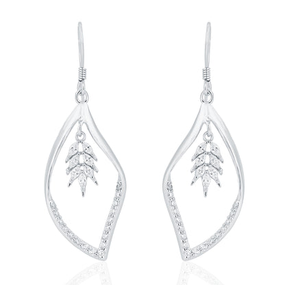 Silver princess Zircon Earring