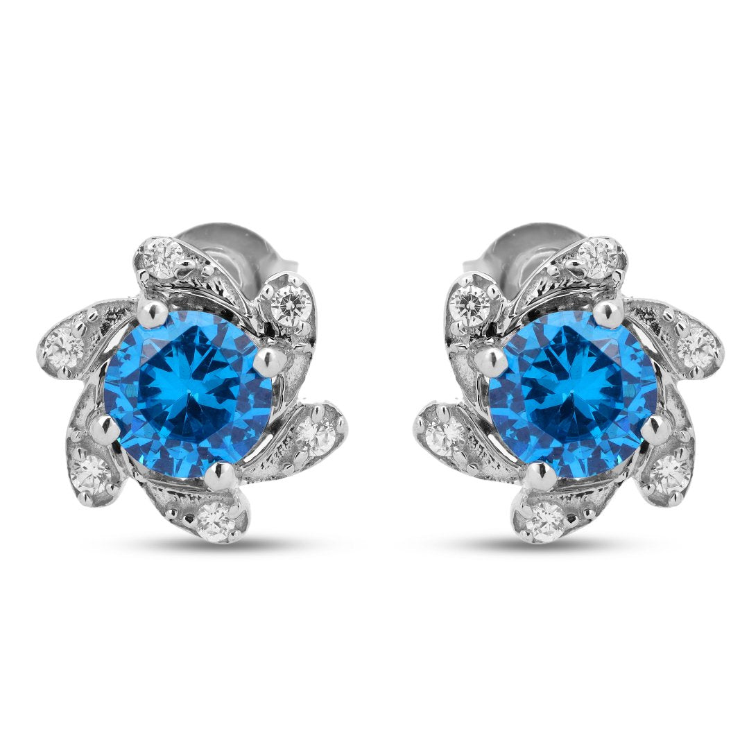 Platinum-Plated Classic Earrings