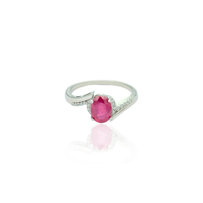 Alluring Ruby Promise Ring