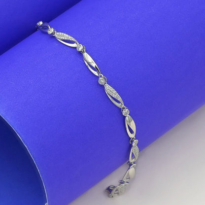 Forever Infinity Link Silver Bracelet