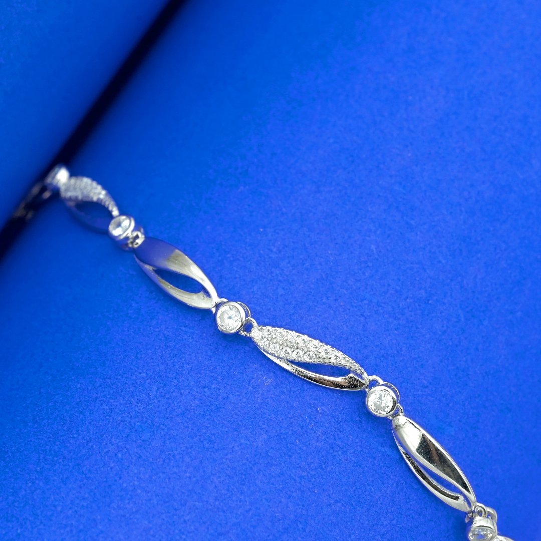 Forever Infinity Link Silver Bracelet