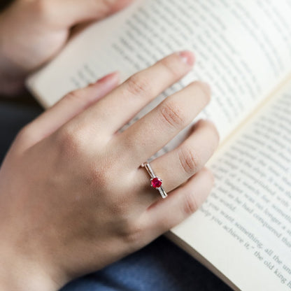 Layered Elegance Adjustable Ring