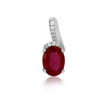 Alluring Ruby Promise Pendant