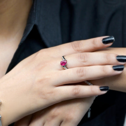 Alluring Ruby Promise Ring